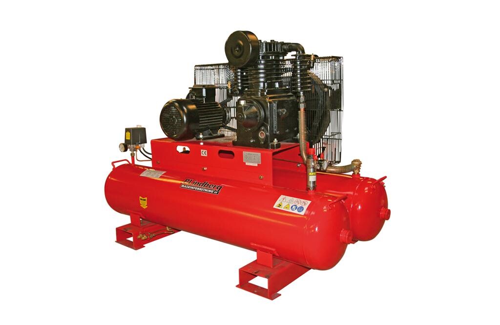 Industriekompressor 5 PS Doppeltank 10 bar 180 liter