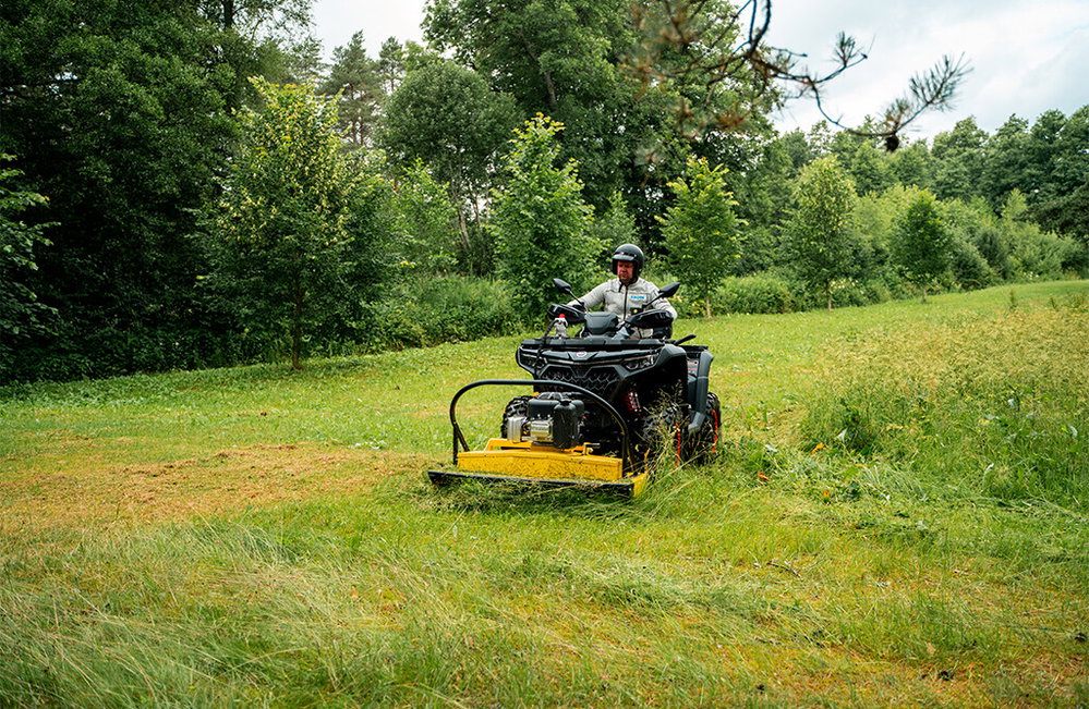 ATV-Frontmäher für Gestrüpp, 120 cm, 10,5 PS | Iron Baltic