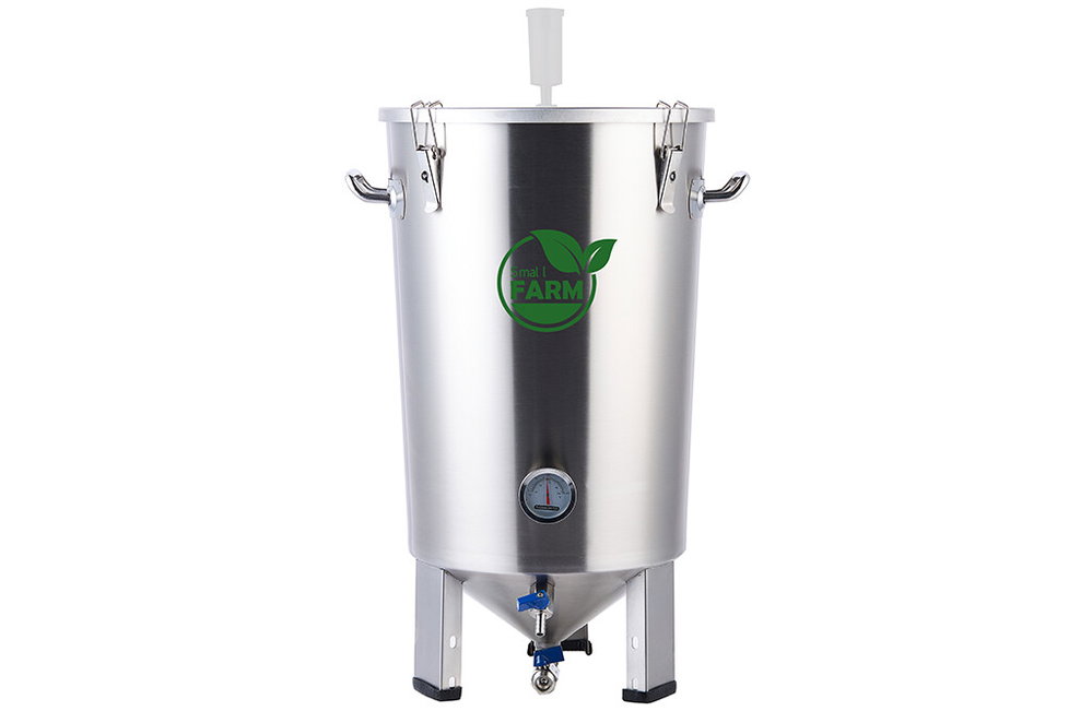 Gärbehälter Edelstahl 30 Liter, SMALL FARM Gärtank