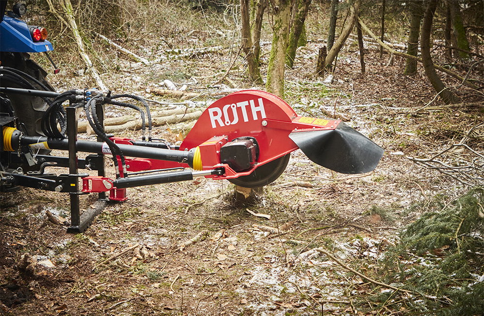 Stubbenfräse Zapfwelle, Baumstumpffräse für Traktor | ROTH