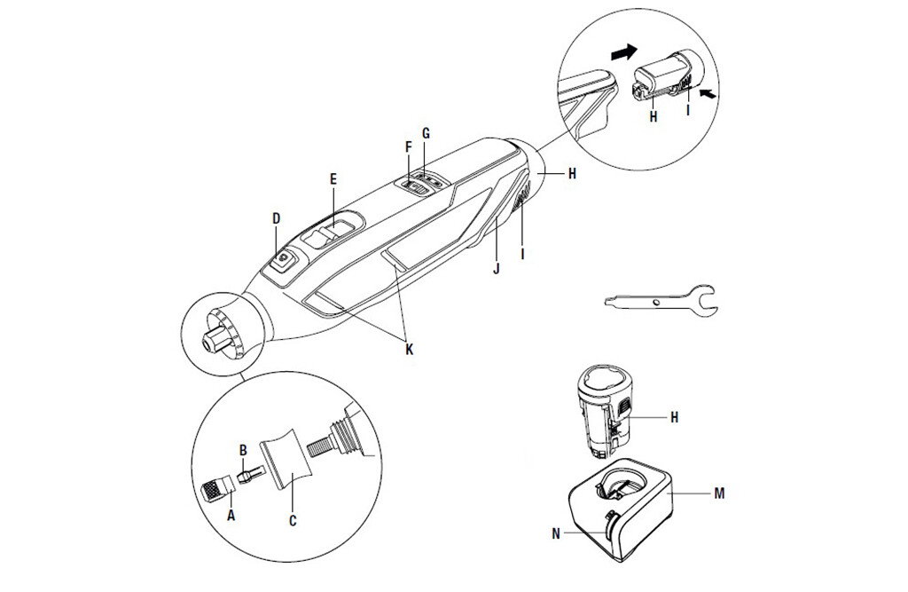 Premium-Zahnschleifer für Ferkel inkl. Akku & Ladegerät, 12V