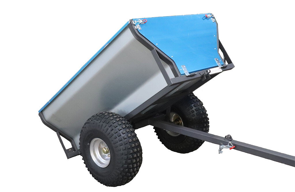 Kippanhänger 500kg für Quad ATV & Rasentraktor