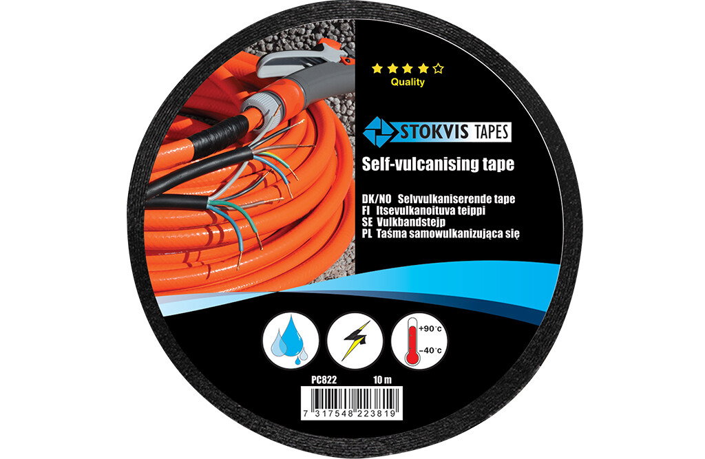 Selbstvulkanisierendes Band für Elektro- und Rohrleitungen