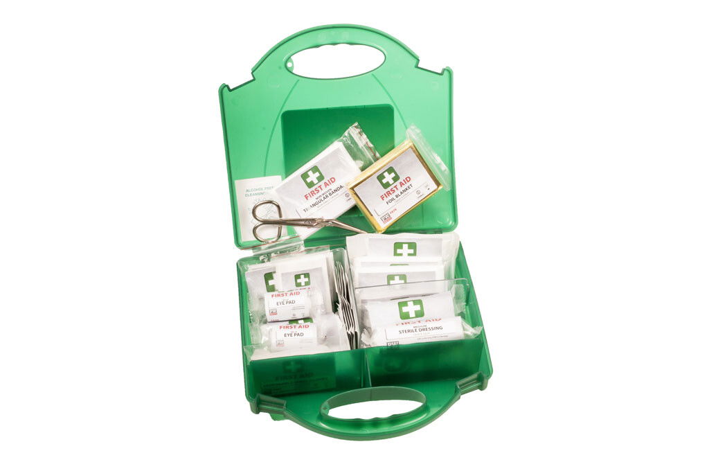 Erste-Hilfe-Kasten mit Wandbefestigung