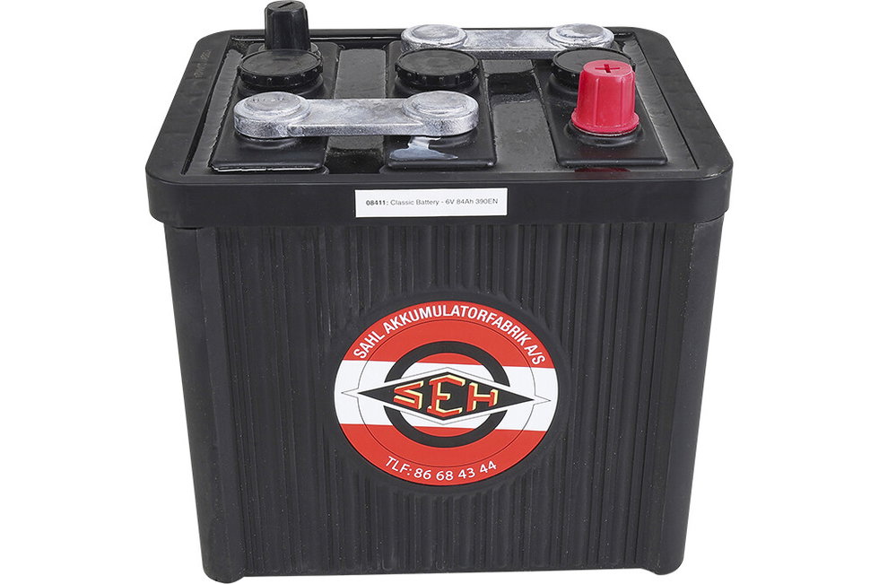 Batterie Polstellung 0 6V 84A, für Traktoren und Oldtimer