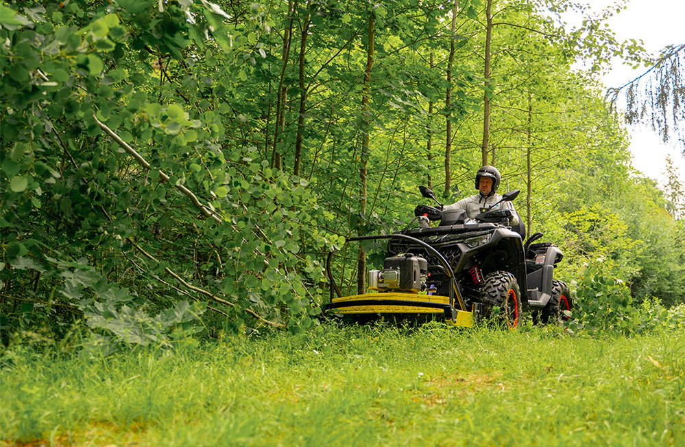 ATV-Frontmäher für Gestrüpp, 120 cm, 10,5 PS | Iron Baltic