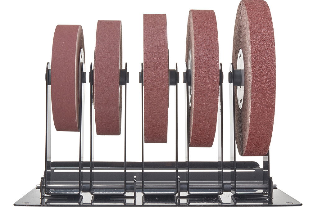 Schleifpapierhalter mit 5x Rollen Schleifpapier