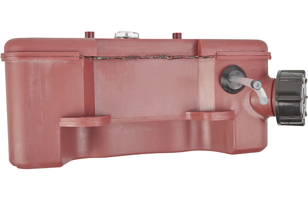 Benzintank, rot