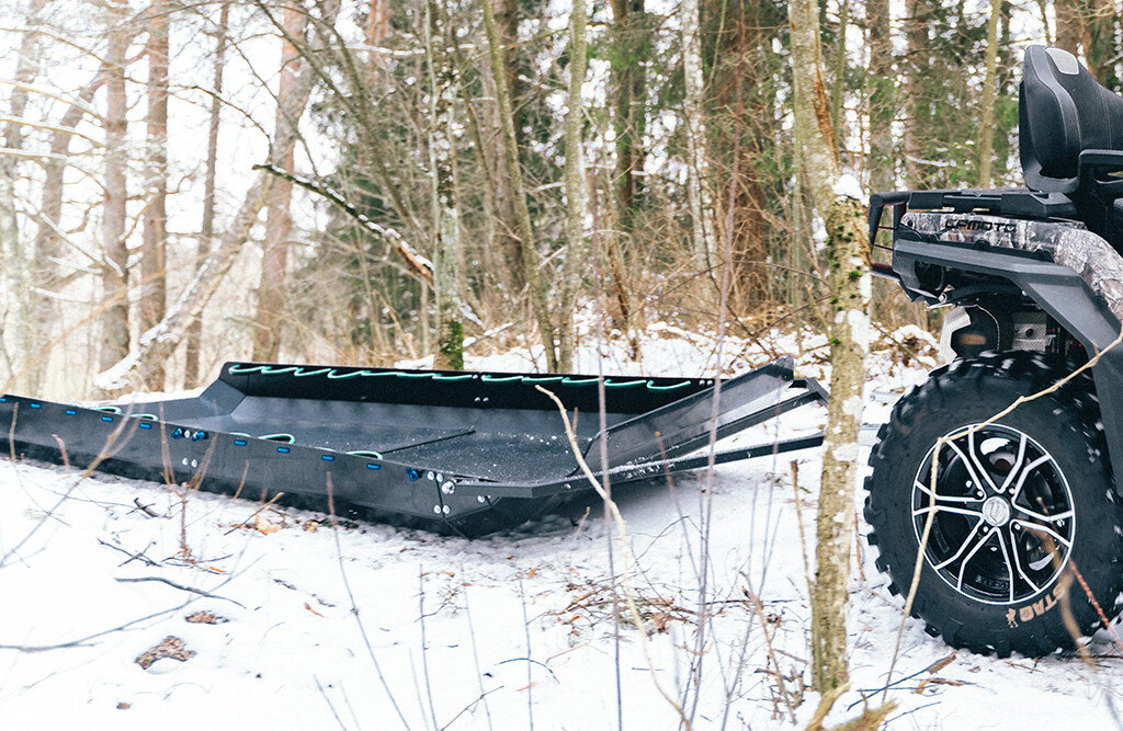 Transportschlitten für Quad & ATV, 290x120x20cm