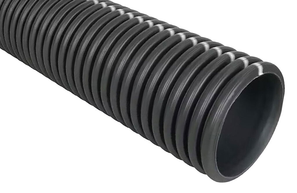 9x FRÄNKISCHE Wellrohr DN 300 SN4, geschlitzt, 6m