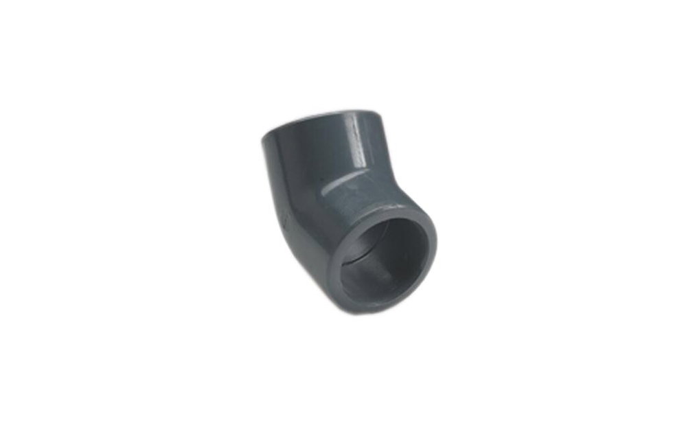 PVC-Winkel, 45 Klebemuffe
