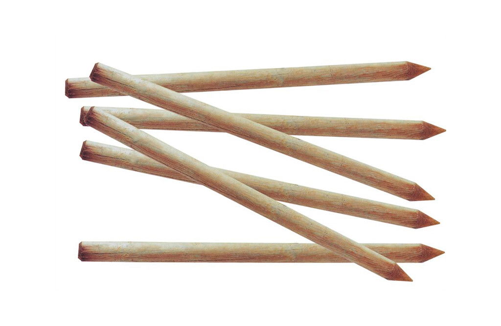 Holzpfähle, Zaunpfähle aus Holz, Menge & Größe wählbar