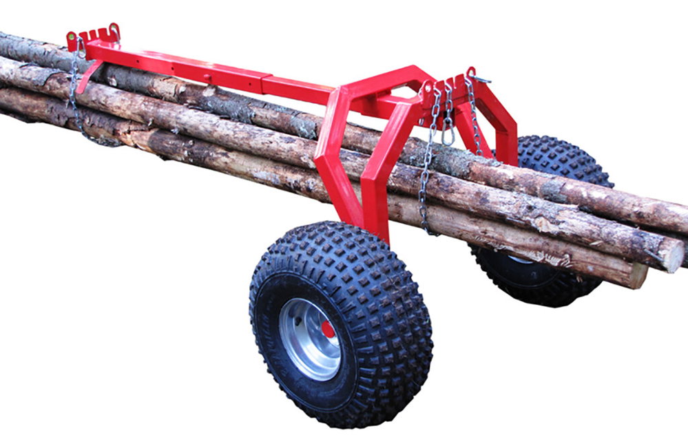 Baumstamm-Transportanhänger für Quad & ATV