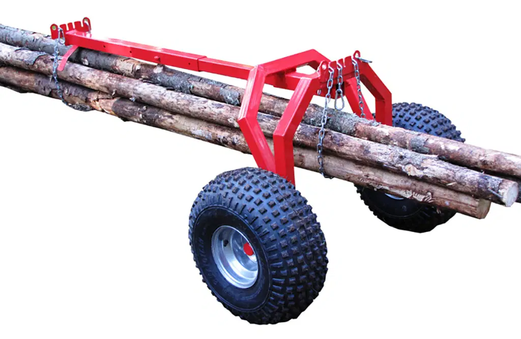 Baumstamm-Transportanhänger für Quad & ATV