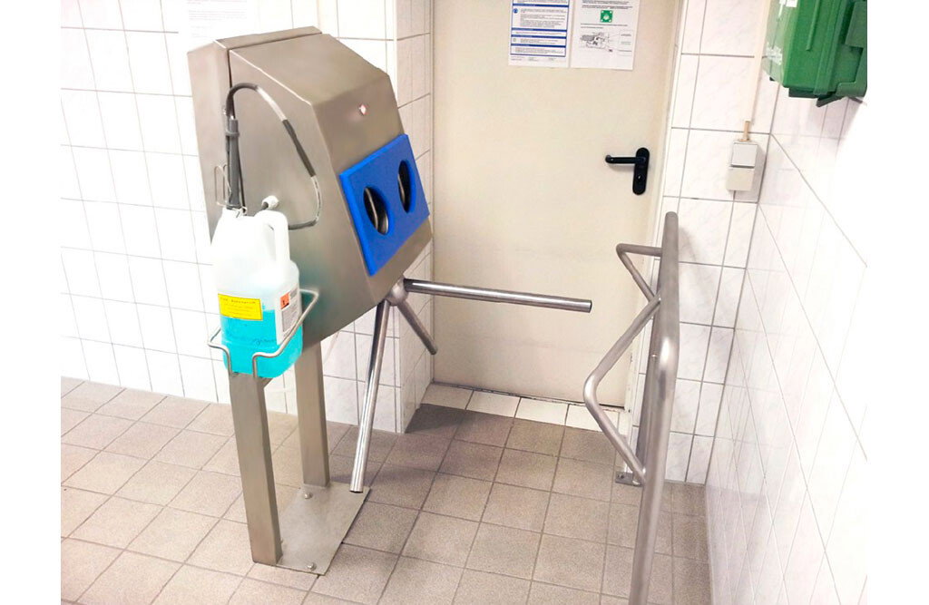 Elpress HDT-WM-L Händedesinfektionsspender mit Drehkreuz