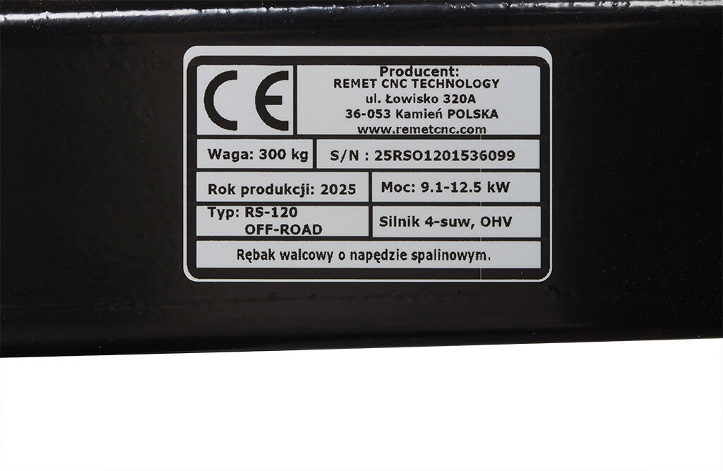 Benzin-Walzenhacker RS-120 OFF-ROAD 15 PS | Remet