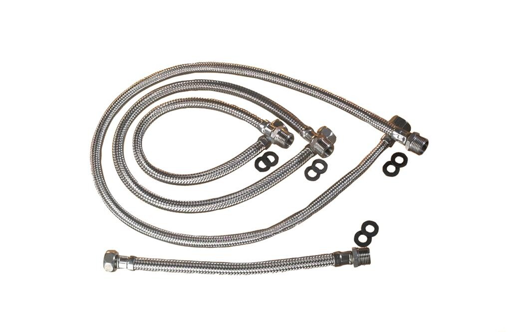 Sanitärschlauch mit Überwurfmutter