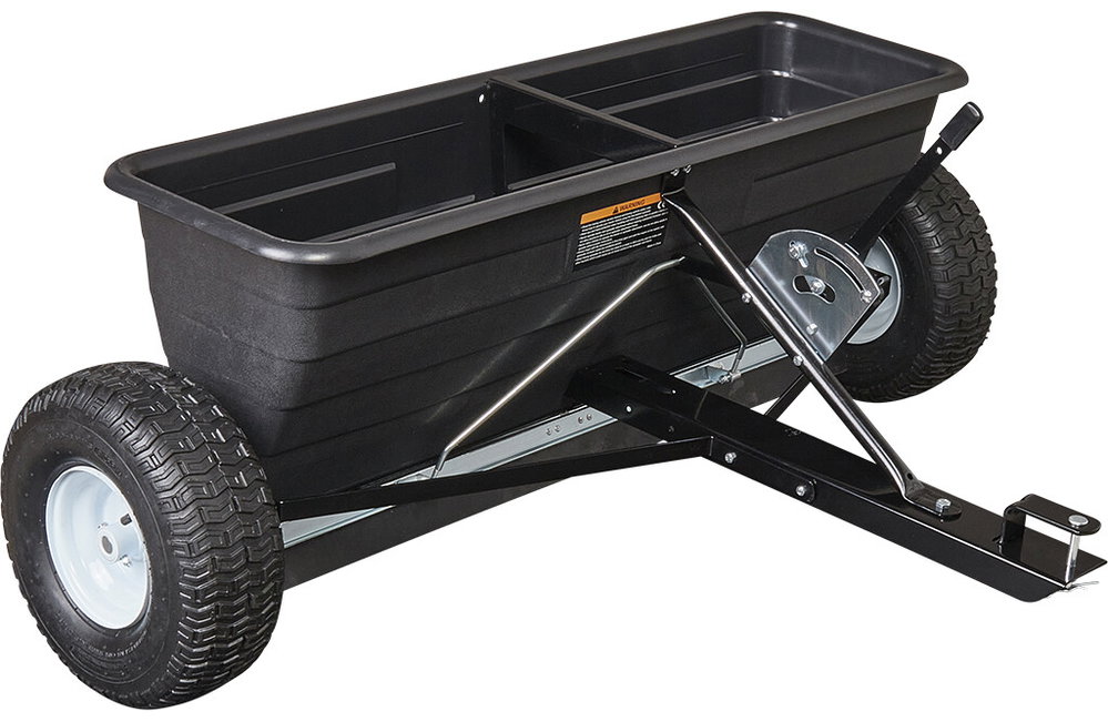 Düngerstreuer für Rasentraktor, Quad & ATV, 80 Liter