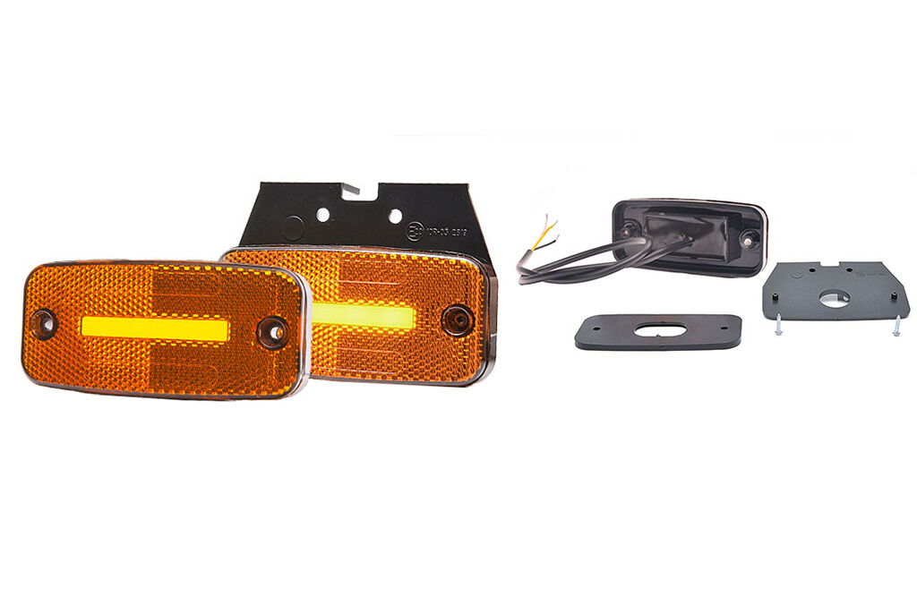LED-Seitenmarkierungsleuchte, 12V/24V, inkl. Kabel