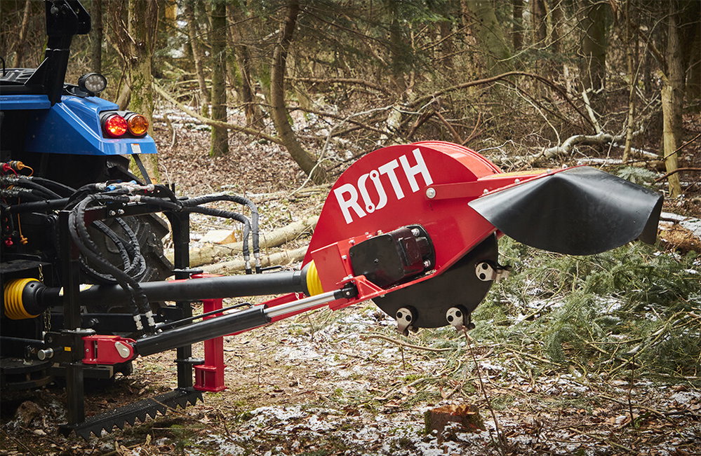 Stubbenfräse Zapfwelle, Baumstumpffräse für Traktor | ROTH