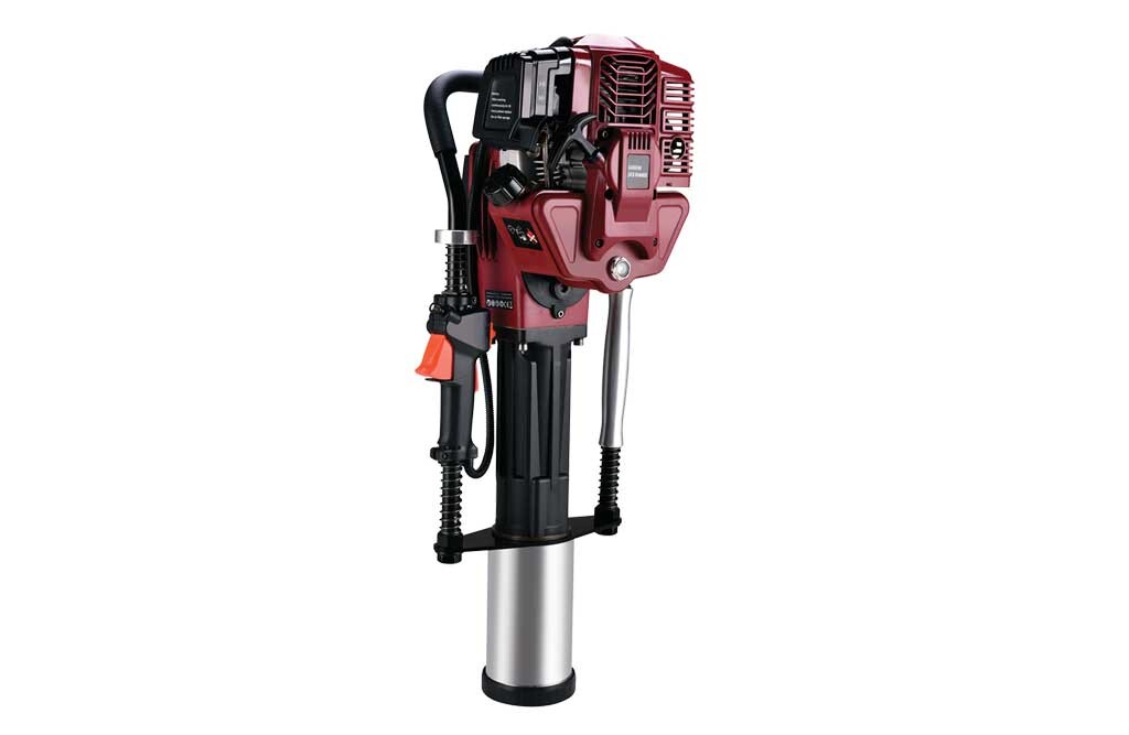 Motor-Pfahlramme, Pfahlramme mit 2-Takt Benzinmotor