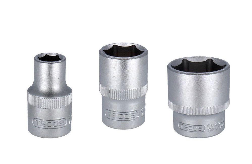 Tecos kurze Stecknuss Sechskant 1/2" - 12 mm