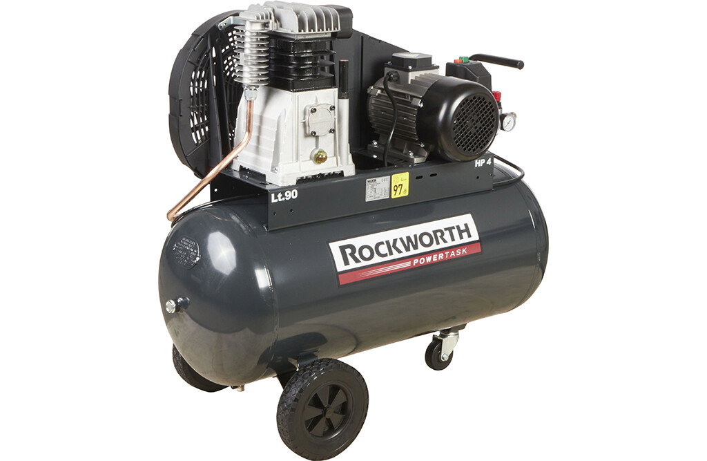 Rockworth Druckluftkompressor, 4 PS 90 Liter