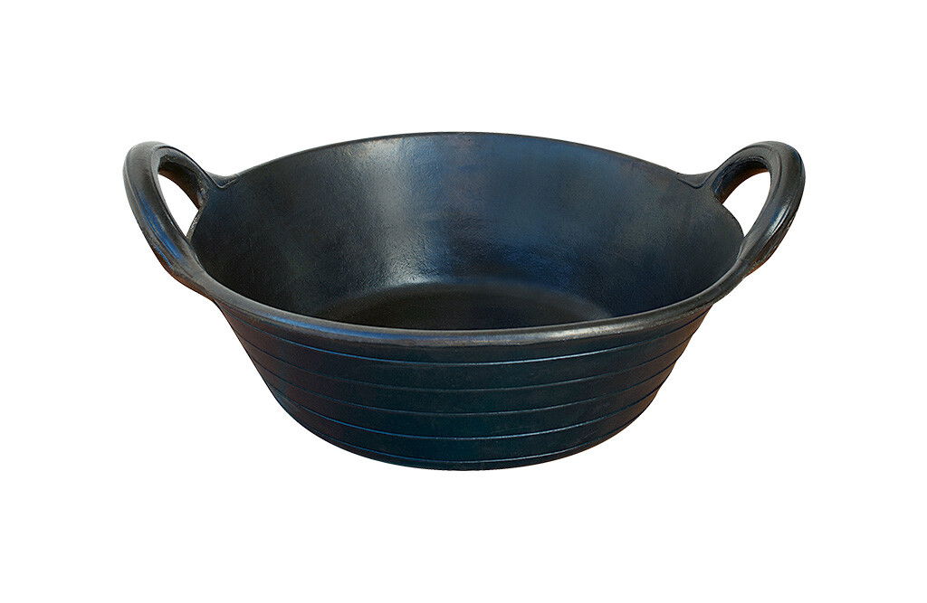 Futtertrog aus Hartgummi, 12 Liter