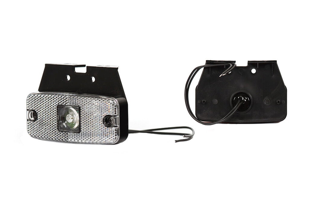 LED-Positionsleuchte weiß 12V/24V, 1xLED, 22cm Kabel