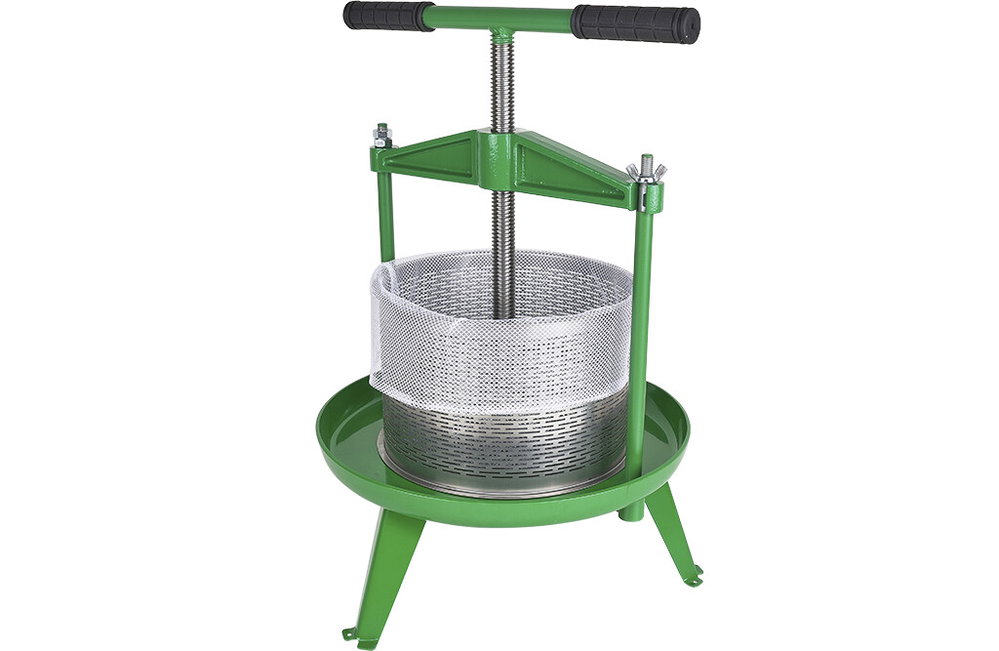 Manuelle Obstpresse 9 Liter mit Edelstahlkorb