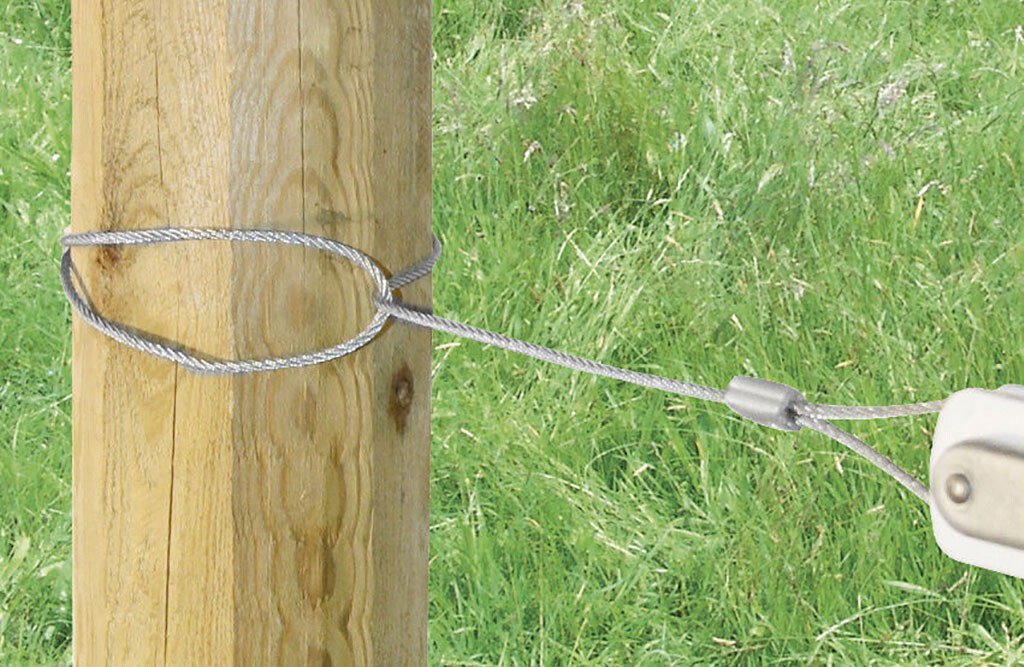 Drahtspanner mit Halterung