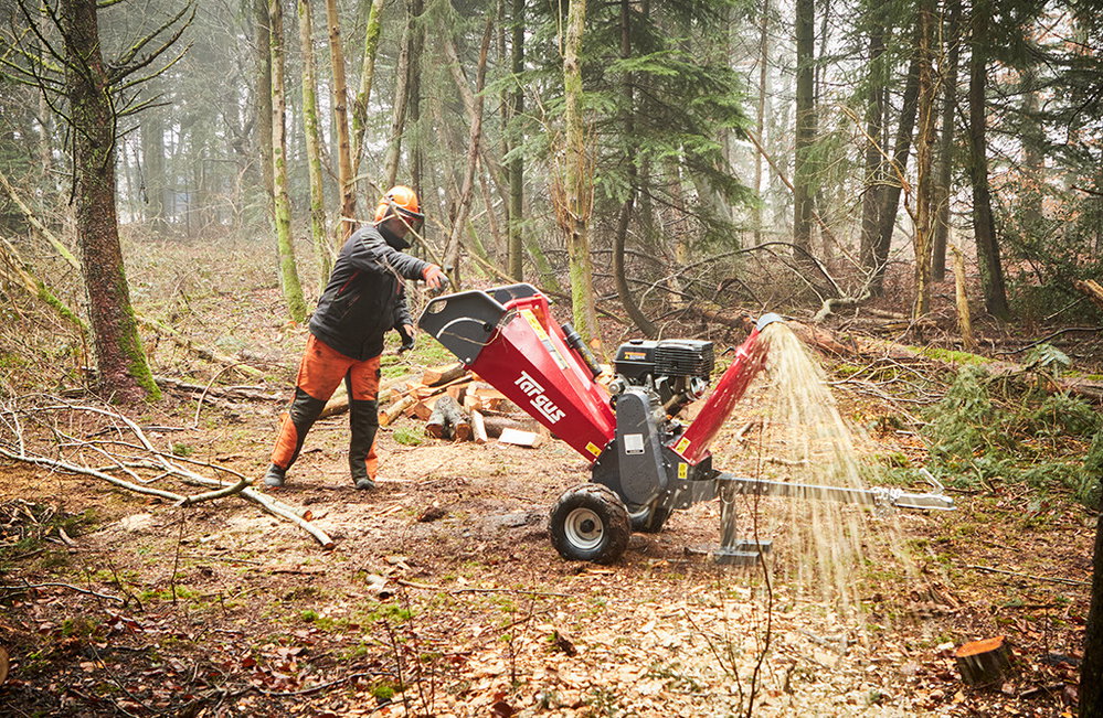 Benzin Holzhäcksler 12,2 PS, Äste bis 120mm | Targus