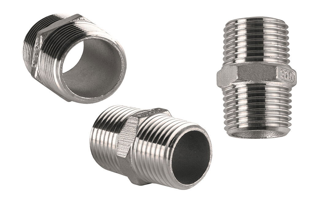 Rostfreie Doppelnippel