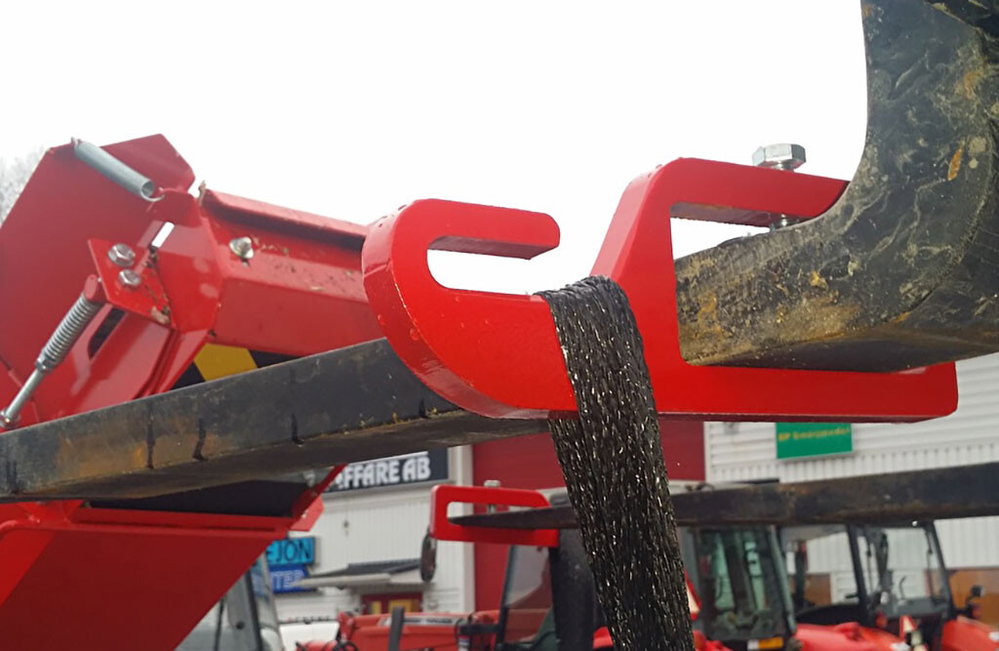 4x Big Bag Haken für Palettengabel, Frontladerhaken 4T