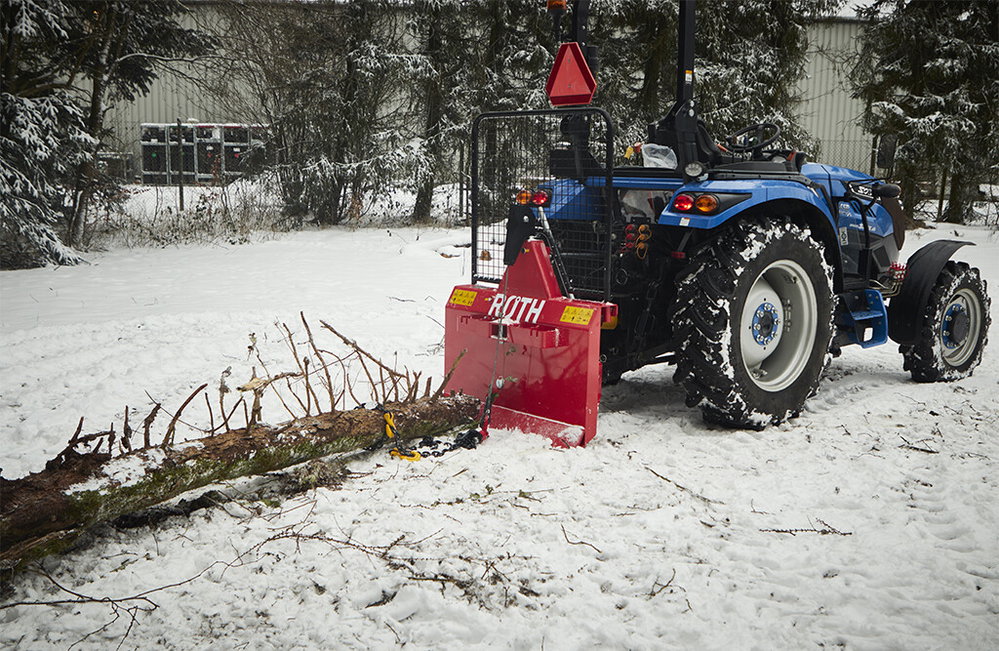 Forstseilwinde 50 m FW-40 von ROTH 4200 kg