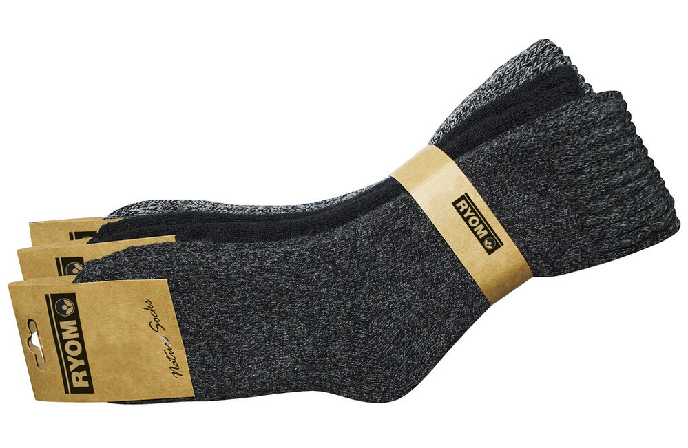 Socken aus Alpaka-Wolle, 3 Paar