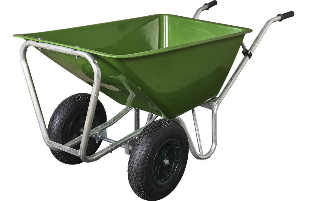 Schubkarre 160 Liter, grün