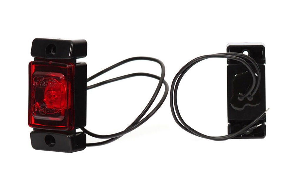 LED-Schlussleuchte, 1xLED, 12V/24V, inkl. 22cm Kabel