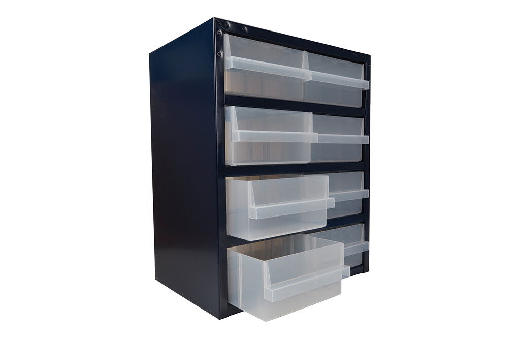 Kleines Schubladenregal mit 8 Schubladen