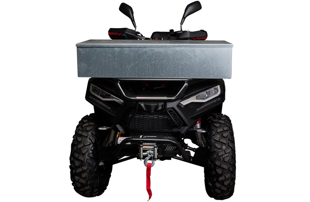 Transportbox für Quad & ATV, verzinkter Stahl, 100x33,5x23cm