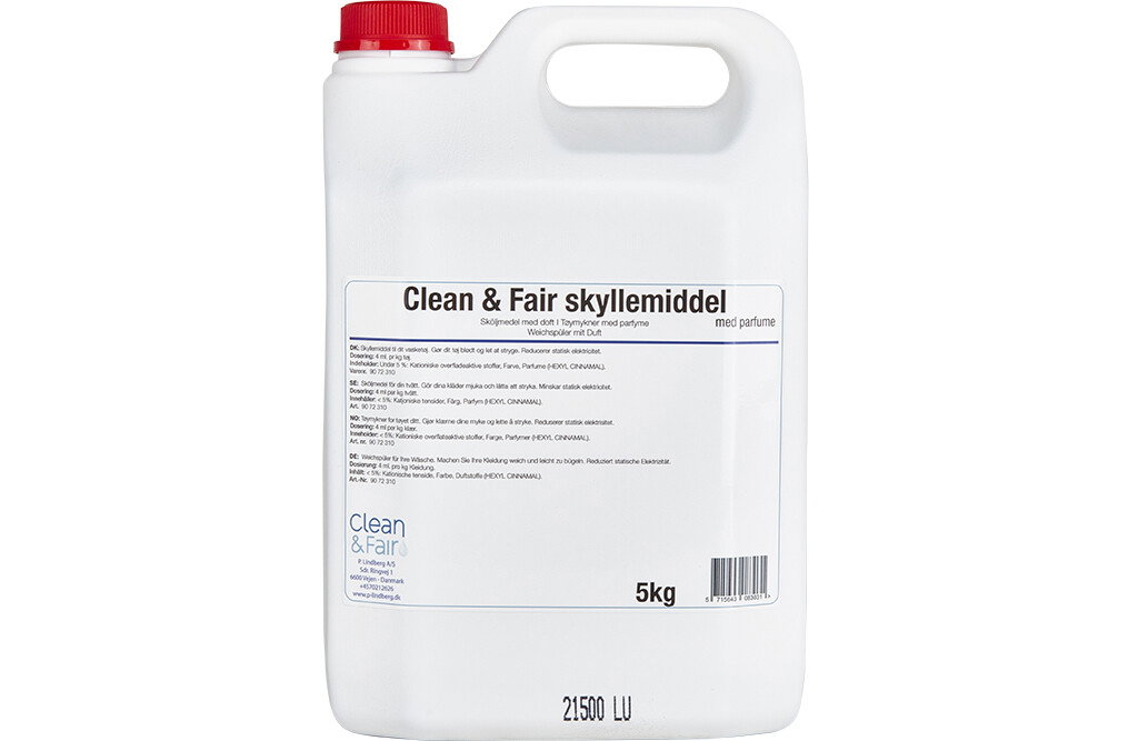 Clean&Fair-Weichspüler mit Duft, 5 Liter