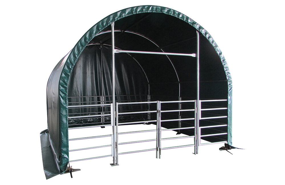 Frontpanel für Weidezelt 4x4 m, zweiteiliges Tor
