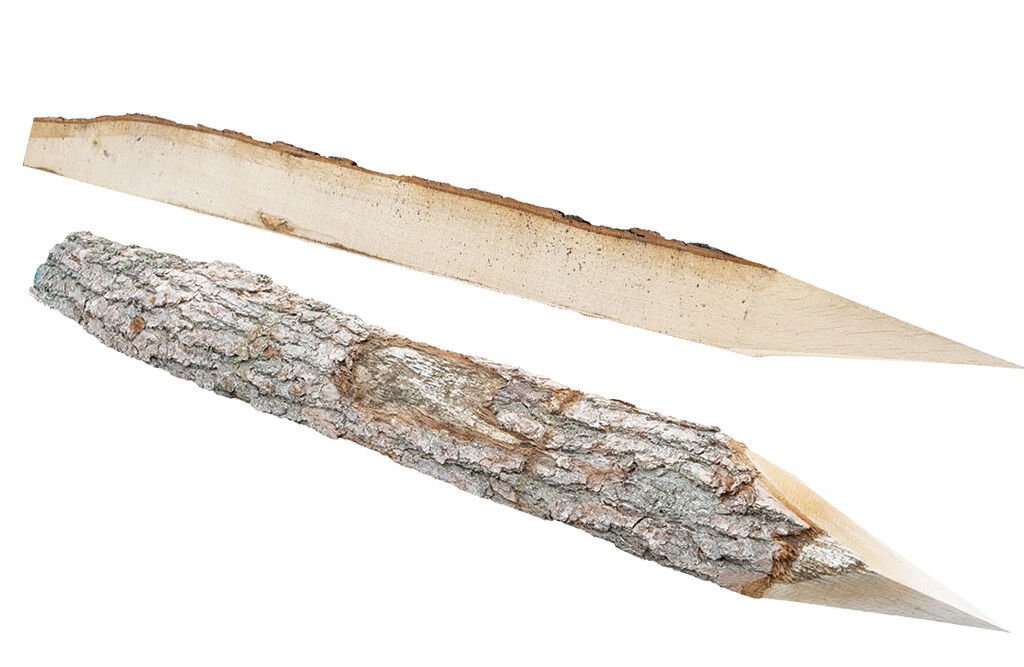 25x Eichenspaltpfähle, Eichenzaunpfähle 160 cm