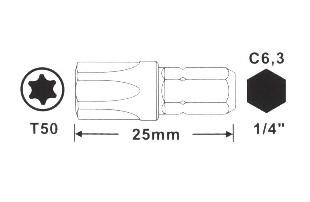 Bahco-Bits 59S/T50-3P
