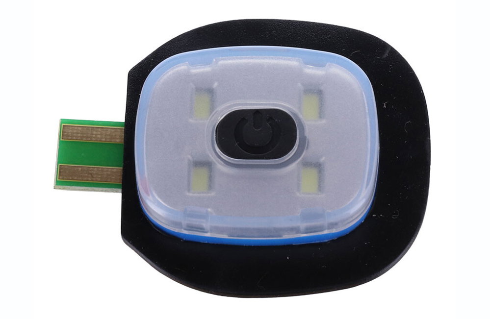 Mütze mit LED-Licht, Neongelb