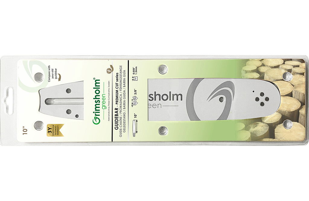 Premium Cut 10" Kettensägenschiene, 1,3 mm, 3/8"