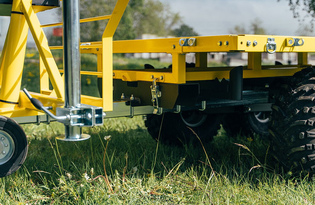 Rückewagen, mit elektrischer Seilwinde und Ladefläche, 1200kg