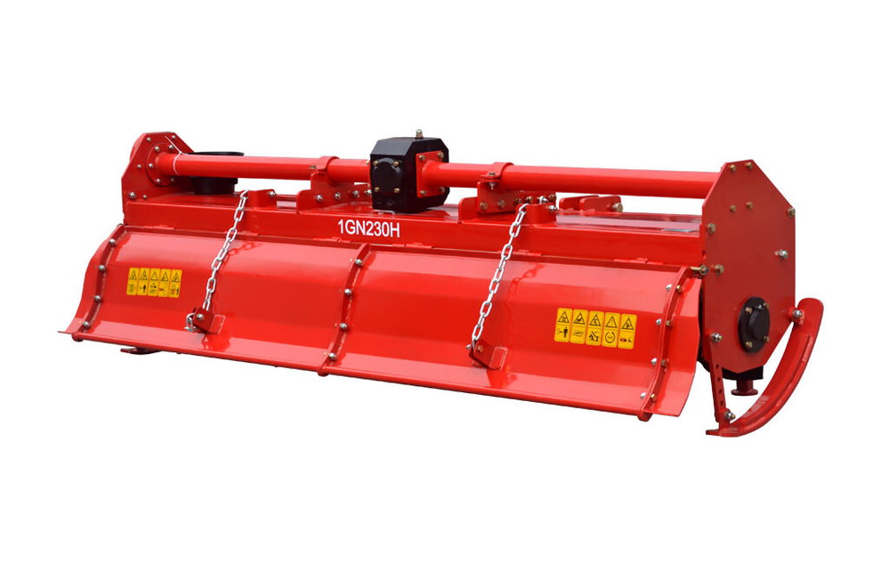 Bodenfräse 230 cm für Traktoren, Arbeitstiefe einstellbar, Ackerfräse