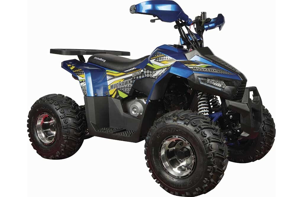 Quad für Kinder, ATV Mudhawk, 110cm³, blau