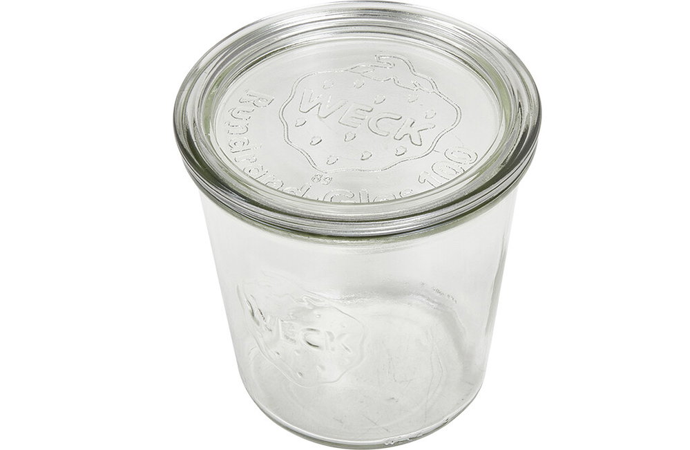 6x WECK Sturzglas 580ml, mit Glasdeckel